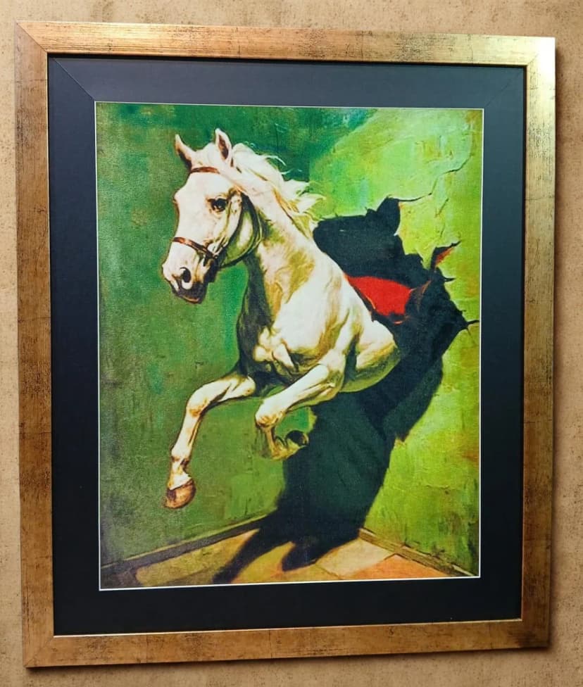 Midnight Escape (Horse 3D Shadow Art Frame) - AHF2411042